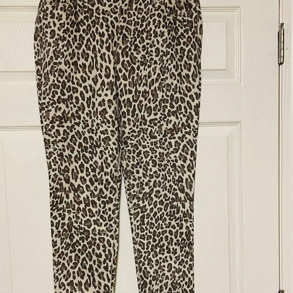 Creamstone Bengal Bonanza - Nine West Gramercy Mid Rise Slim Fit Ankle Length